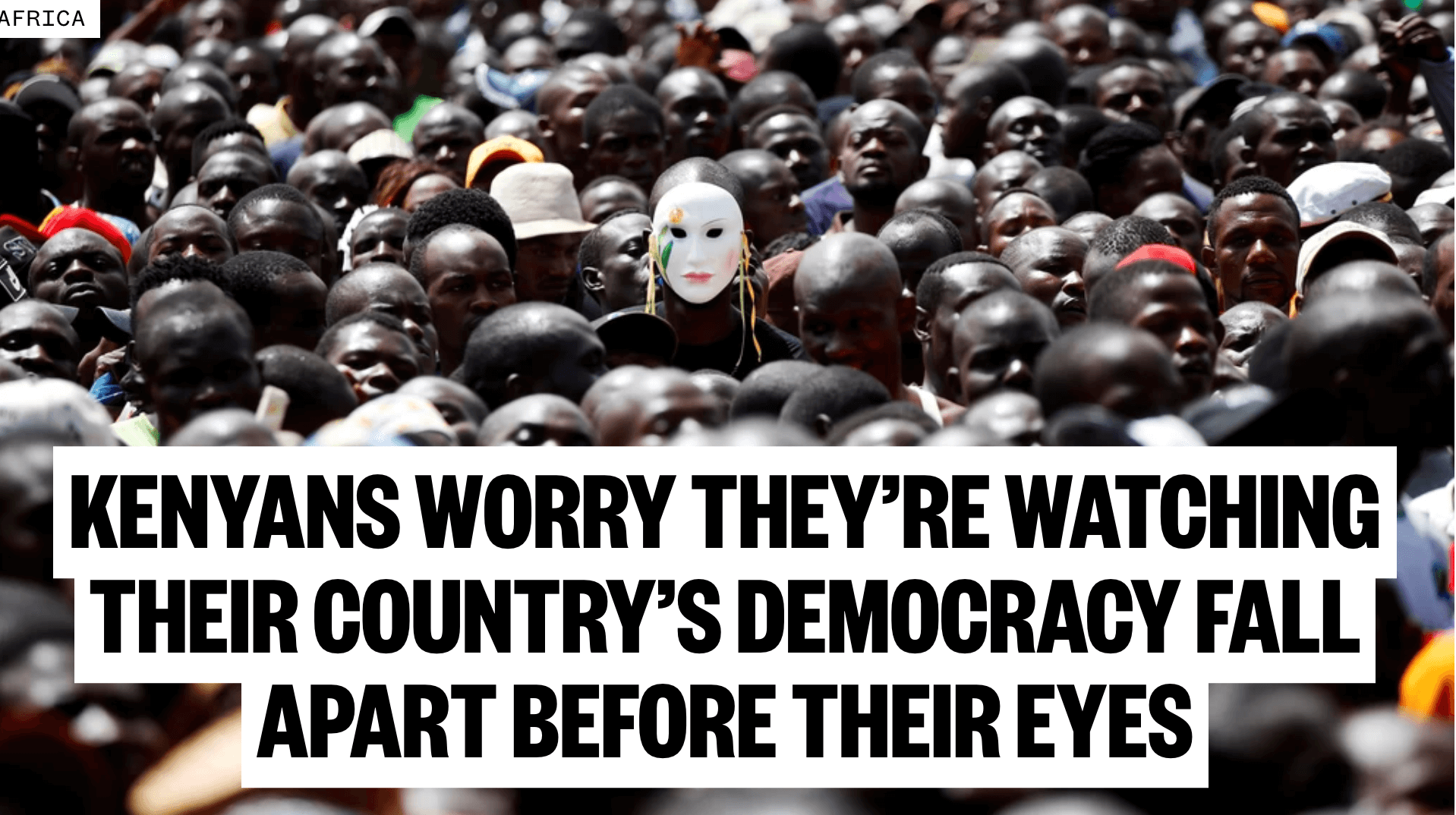 Kenyans Worry They’re Watching Their Country’s Democracy Fall Apart Before Their Eyes – VICE News (image)