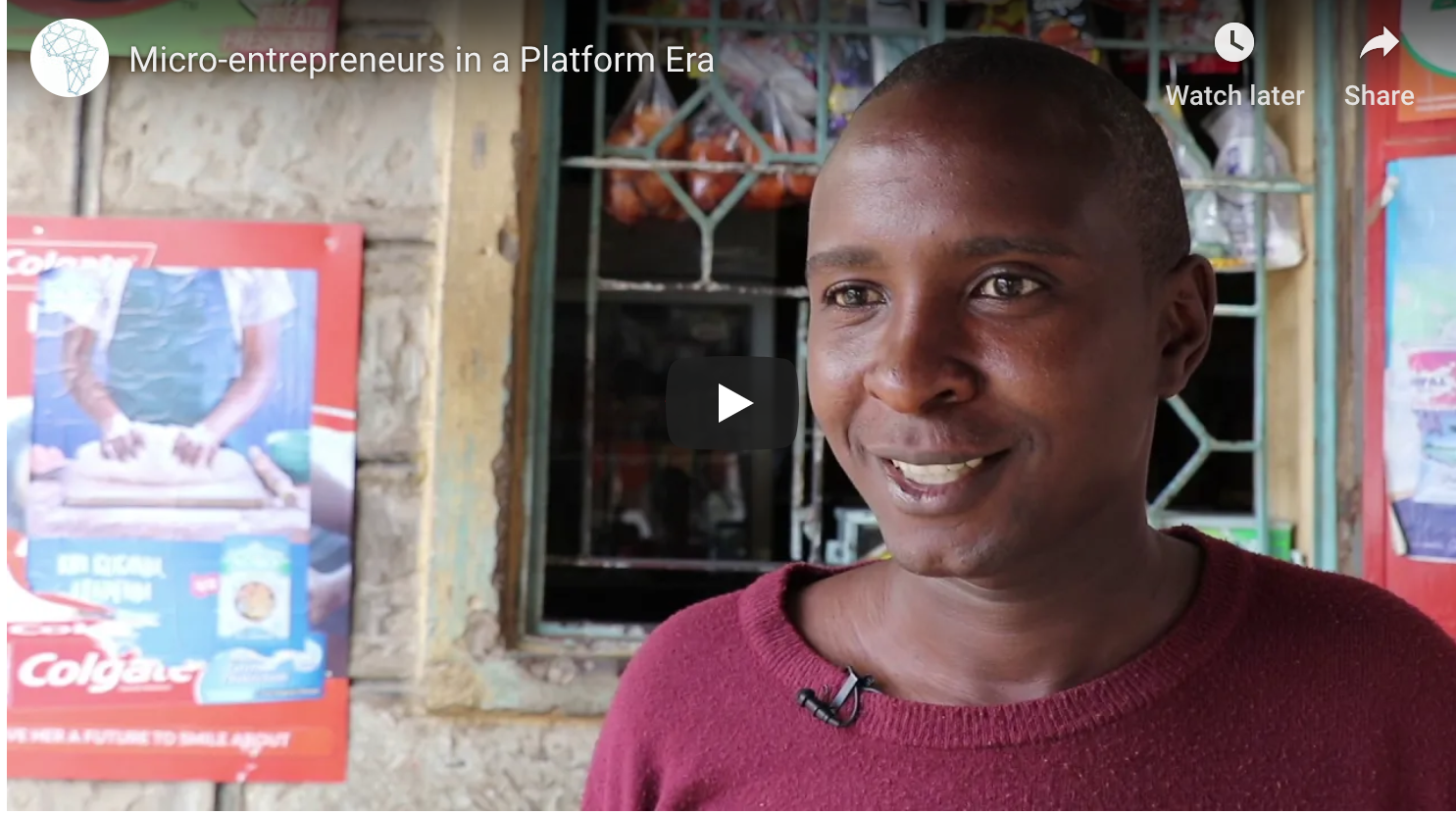 Understanding the platform practises of micro-entrepreneurs in Kenya: Mastercard Foundation (image)