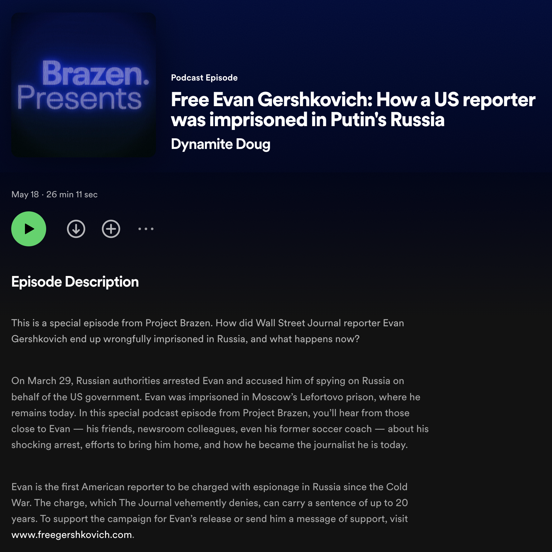 Free Evan Gershkovich: How a US reporter was imprisoned in Putin’s Russia – Project Brazen (image)